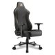 Sharkoon SGS30 Sedia per gaming universale Sedia imbottita tappezzata Beige, Nero 6