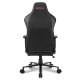 Sharkoon SGS30 Sedia per gaming universale Sedia imbottita tappezzata Nero, Rosa 4