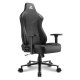 Sharkoon SGS30 Sedia per gaming universale Sedia imbottita tappezzata Nero, Bianco 4