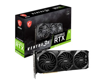 MSI VENTUS RTX 3070 TI 3X 8G OC scheda video NVIDIA GeForce RTX 3070 Ti 8 GB GDDR6X