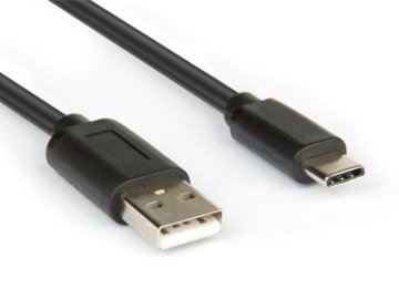 Hamlet XCU2A-UC-MM10 cavo USB USB 2.0 1 m USB A USB C Nero
