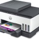 HP Smart Tank Stampante multifunzione 7605, Colore, Stampante per Home and home office, Stampa, copia, scansione, fax, ADF e wireless, ADF da 35 fogli, scansione verso PDF, stampa fronte/retro 3