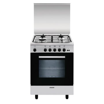 Glem Gas A664GI cucina Elettrico/Gas Acciaio inox