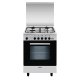 Glem Gas A664GI cucina Elettrico/Gas Acciaio inox 2
