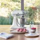 KitchenAid 5K45SSEFW sbattitore Sbattitore con base 250 W Bianco 6