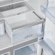 Hisense RQ563N4AI1 frigorifero side-by-side Libera installazione 454 L F Acciaio inossidabile 10