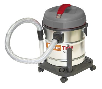 Ribimex PRCEN010 aspiracenere 20 L Grigio, Acciaio inox