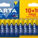 Varta Longlife Power, Batteria Alcalina, AA, Mignon, LR6, 1.5V, Blister da 10+10, Made in Germany 2