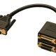 Lindy DVI Splitter Cable cavo DVI 0,18 m DVI-D Nero 2