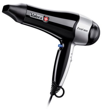 Valera Excel 1800 asciuga capelli 1800 W Nero, Argento