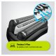 Braun Series 3 3010BT Shave&Style Rasoio Elettrico Barba, Wet&Dry Da Uomo Nero/Blu 5