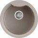 Elleci Ego Round Lavello montato su piano Cerchio Granitek 2