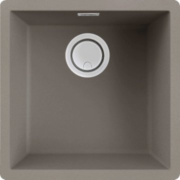 Elleci Zen 102 Lavello montato su piano Quadrato Keratek plus
