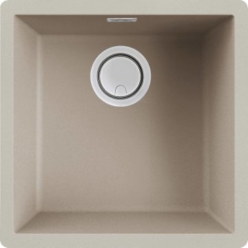 Elleci Zen 102 Lavello montato su piano Quadrato Keratek plus