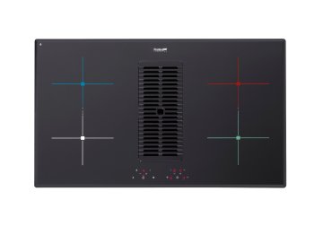 Foster Milano Air Nero Da incasso 86 cm Piano cottura a induzione 4 Fornello(i) Cappa da incasso