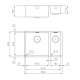 Foster 2202 851 DX Lavello sottopiano Rettangolare Acciaio inox 3