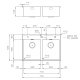 Foster 2269050 lavello Rettangolare Acciaio inox 3
