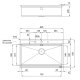 Foster 1034056 lavello Rettangolare Acciaio inox 3