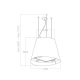 Elica Juno WH/F/50 Sospeso Bianco 690 m³/h 4