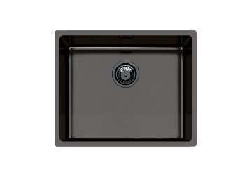 Foster KE Filotop Gun Metal 2155 056 Lavello montato su piano Rettangolare Acciaio inox