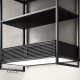 Elica OPEN SUITE BL/F/80 Cappa aspirante a parete Nero 526 m³/h 2