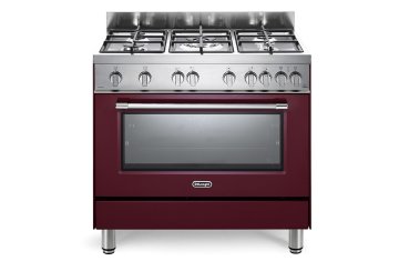 De’Longhi PRO 96 GVR ED2 cucina Elettrico/Gas Gas Bordeaux