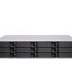 QNAP TS-h1283XU-RP NAS Armadio (2U) Intel Xeon E E-2136 32 GB DDR4 0 TB QuTS hero Nero 2