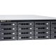 QNAP TS-h1683XU-RP NAS Armadio (3U) Intel Xeon E E-2136 128 GB DDR4 0 TB QuTS hero Nero 8