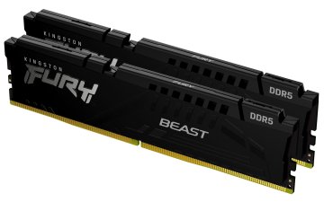 Kingston Technology FURY Beast 32 GB 6000 MT/s DDR5 CL40 DIMM (Kit da 2) Nero