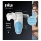 Braun Silk-épil 5 5-605, Epilatore Donna Per I Primi Utilizzi, Per Un’Epilazione Delicata, Bianco/Turchese 9