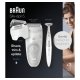 Braun Silk-épil 5 5-805, Epilatore Donna Per I Primi Utilizzi, Per Un’Epilazione Delicata, Bianco/Grigio 9