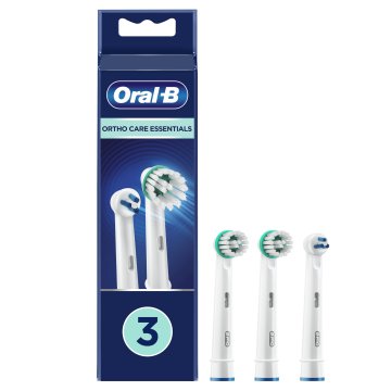 Oral-B Ortho Care Essentials Testina Di Ricambio , Confezione Da 3