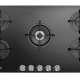 De’Longhi NSL 590 NC piano cottura Nero Da incasso 90 cm Gas 5 Fornello(i) 2