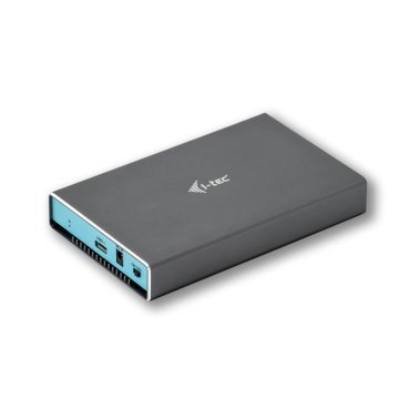 i-tec C31MYSAFEU315 contenitore di unità di archiviazione Box esterno HDD/SSD Grigio, Turchese 2.5"