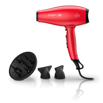 GA.MA Comfort 3D Therapy Ultra Ion asciuga capelli 2200 W Rosso