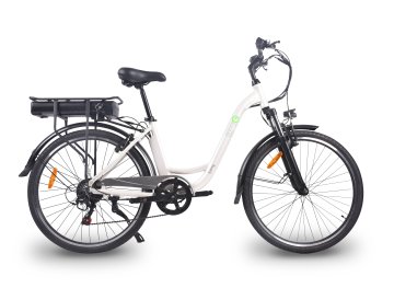 EMG Funny - telaio in alluminio 17", ruota 26", freni V-brake, cambio Shimano, potenza 250W, batteria 36V 13Ah
