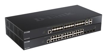 D-Link DXS-1210-28S switch di rete Gestito L2/L3 10G Ethernet (100/1000/10000) 1U Nero