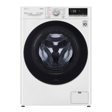 LG F4WV509SAE Lavatrice 9kg AI DD, Classe AAA, 1400 giri, TurboWash, Vapore