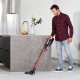 Taurus Crossback All Over Aspirapolvere a bastone 2 in 1 Batteria Secco EPA Senza sacchetto Nero, Rosso 2,2 Ah 4