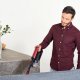 Taurus Crossback All Over Aspirapolvere a bastone 2 in 1 Batteria Secco EPA Senza sacchetto Nero, Rosso 2,2 Ah 6