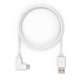 Compulocks 6FT90DUSBCW cavo USB USB 2.0 0,6 m USB A USB C Bianco 2