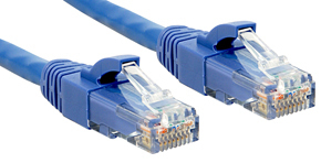Lindy 45471 cavo di rete Blu 0,5 m Cat6 U/UTP (UTP)