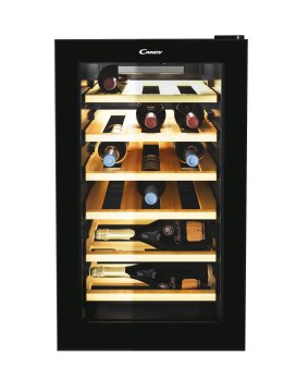 Candy DiVino CWCEL 210/N Cantinetta vino con compressore Libera installazione Nero 21 bottiglia/bottiglie