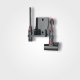 Severin HV 7185 scopa elettrica Aspirapolvere elettrica Batteria Secco HEPA Sacchetto per la polvere 1 L 280 W Nero, Grigio 2,5 Ah 8
