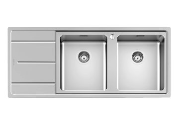 Foster Evo Rettangolare Acciaio inox