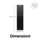 HP Z2 SFF G9 Intel® Core™ i7 i7-12700 16 GB DDR5-SDRAM 512 GB SSD NVIDIA Quadro T1000 Windows 11 Pro Stazione di lavoro Nero 8