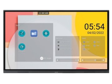 Sharp PN-L862B lavagna interattiva 2,18 m (86") 3840 x 2160 Pixel Touch screen Nero