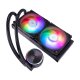 Cooler Master MasterLiquid PL240 Flux Processore Kit di raffreddamento a liquido 12 cm Nero 5
