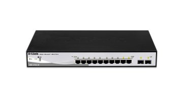 D-Link DGS-1210-10 Gestito L2 Gigabit Ethernet (10/100/1000) 1U Nero, Grigio