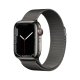 Apple Watch Series 7 GPS + Cellular, 45mm Cassa in Acciaio inossidabile Grafite con Maglia Milanese Grafite 2